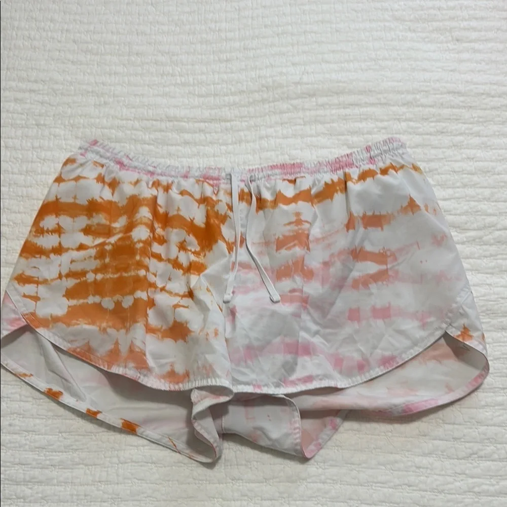 Old Navy Active Tie-Dye Shorts - Orange and Pink